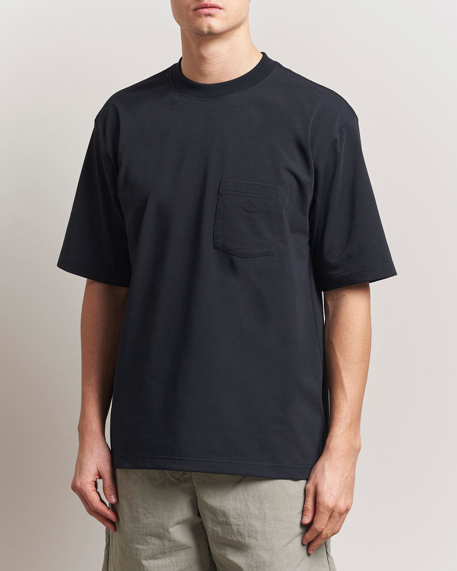 Herre | T-Shirts | Goldwin | Oversize Pocket T-Shirt Black