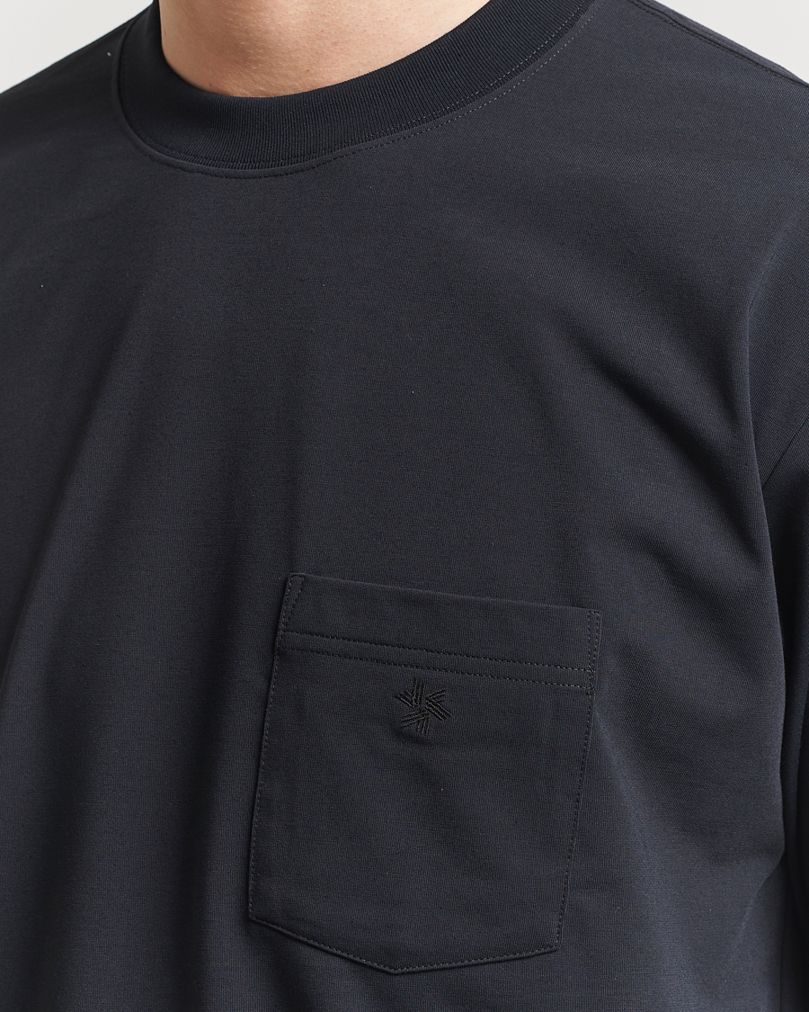 Herre | T-Shirts | Goldwin | Oversize Pocket T-Shirt Black