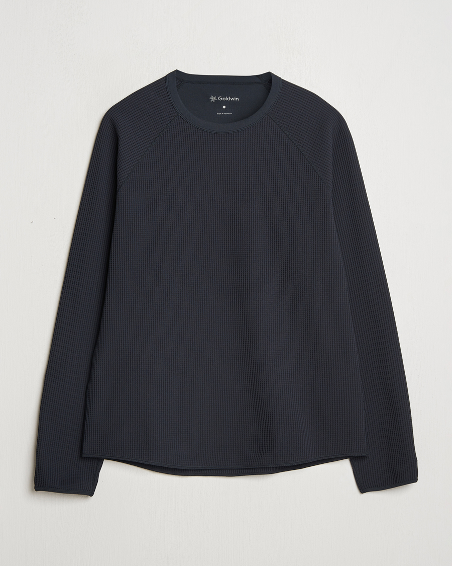 Herre | T-Shirts | Goldwin | WF Light Long Sleeve T-Shirt Black