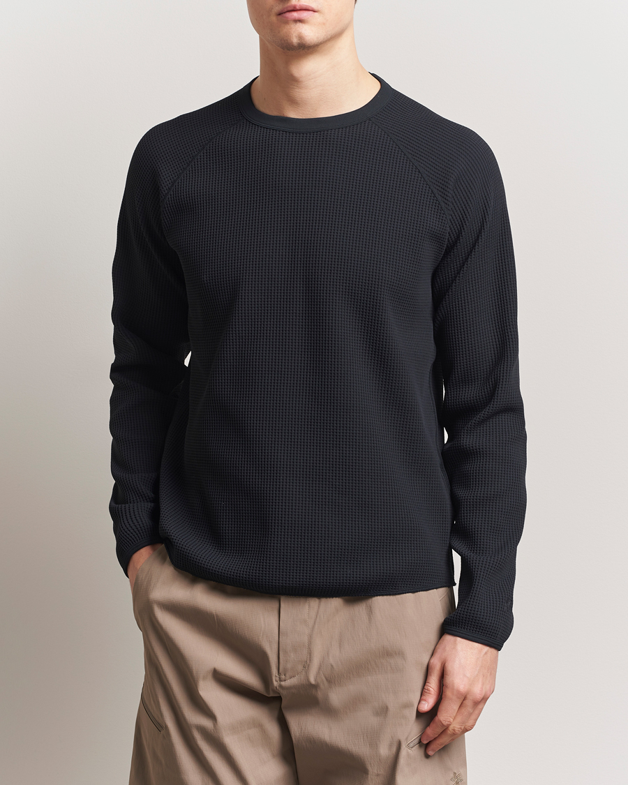 Herre | T-Shirts | Goldwin | WF Light Long Sleeve T-Shirt Black