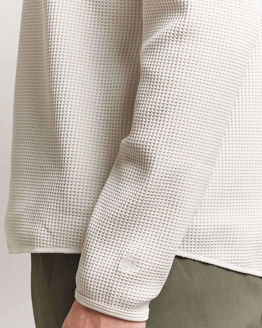 Herre | T-Shirts | Goldwin | WF Light Long Sleeve T-Shirt Ivory
