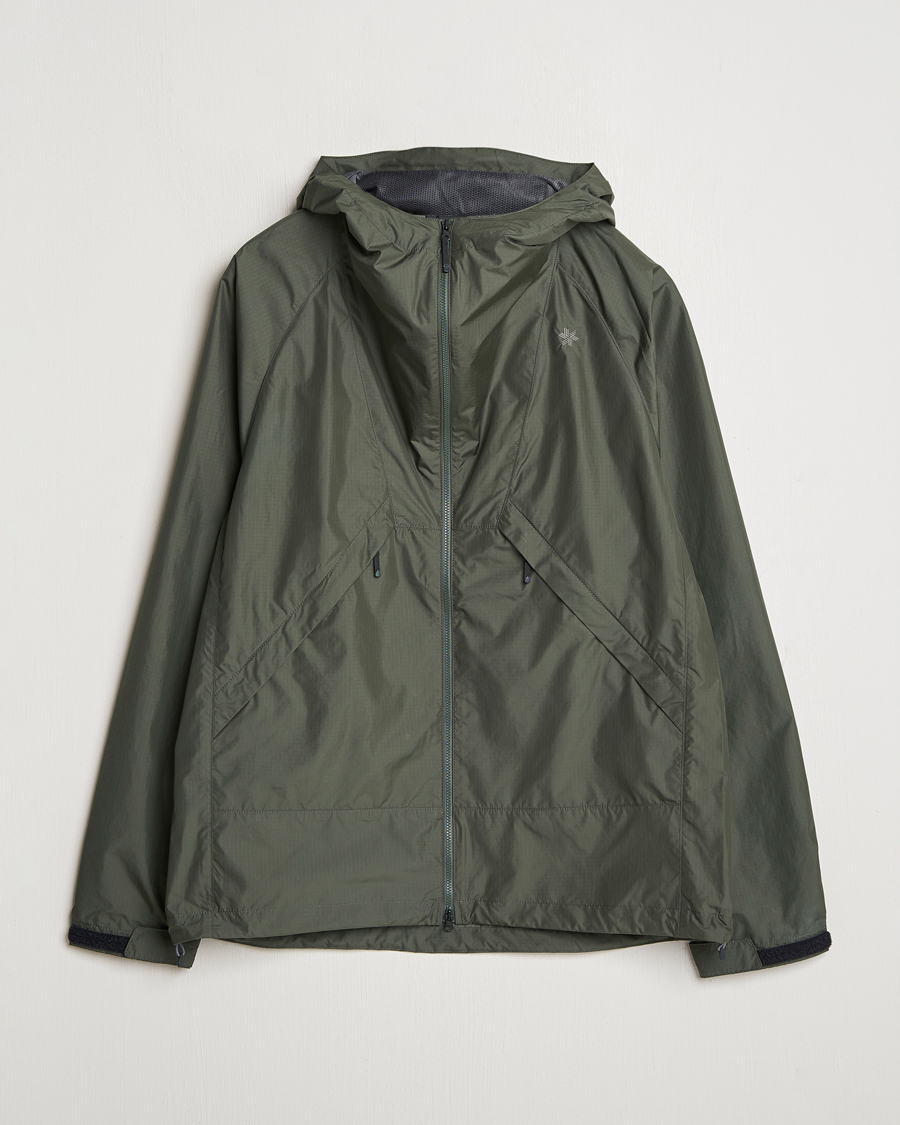 Herre | Jakker | Goldwin | Rip-Stop Hooded Jacket Dark Olive