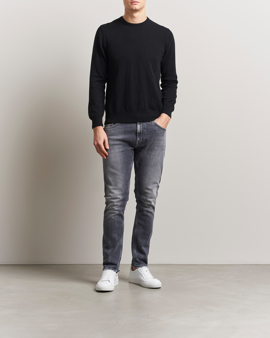 Herre | Jeans | Tiger of Sweden | Pistolero Stretch Cotton Jeans Washed Black
