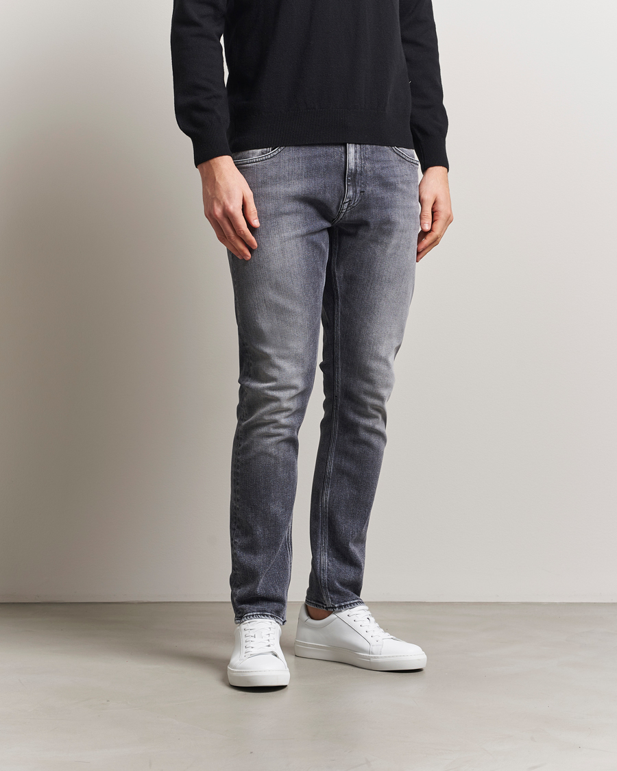 Herre | Jeans | Tiger of Sweden | Pistolero Stretch Cotton Jeans Washed Black