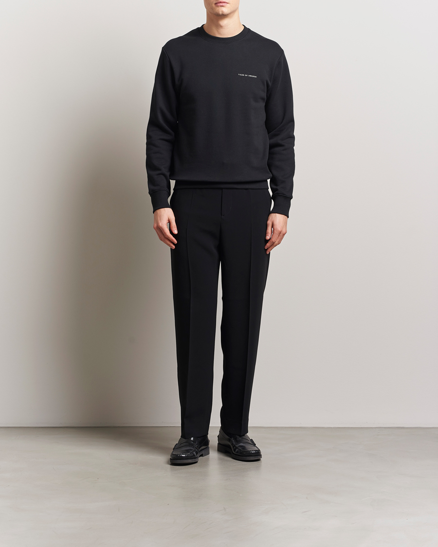Herre | Gensere | Tiger of Sweden | Emerson Crew Neck Sweatshirt Black