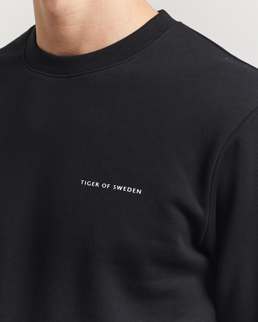 Herre | Gensere | Tiger of Sweden | Emerson Crew Neck Sweatshirt Black