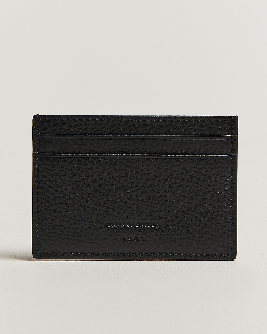 Herre | Lommebøker | Tiger of Sweden | Wharf Leather Card Holder Black