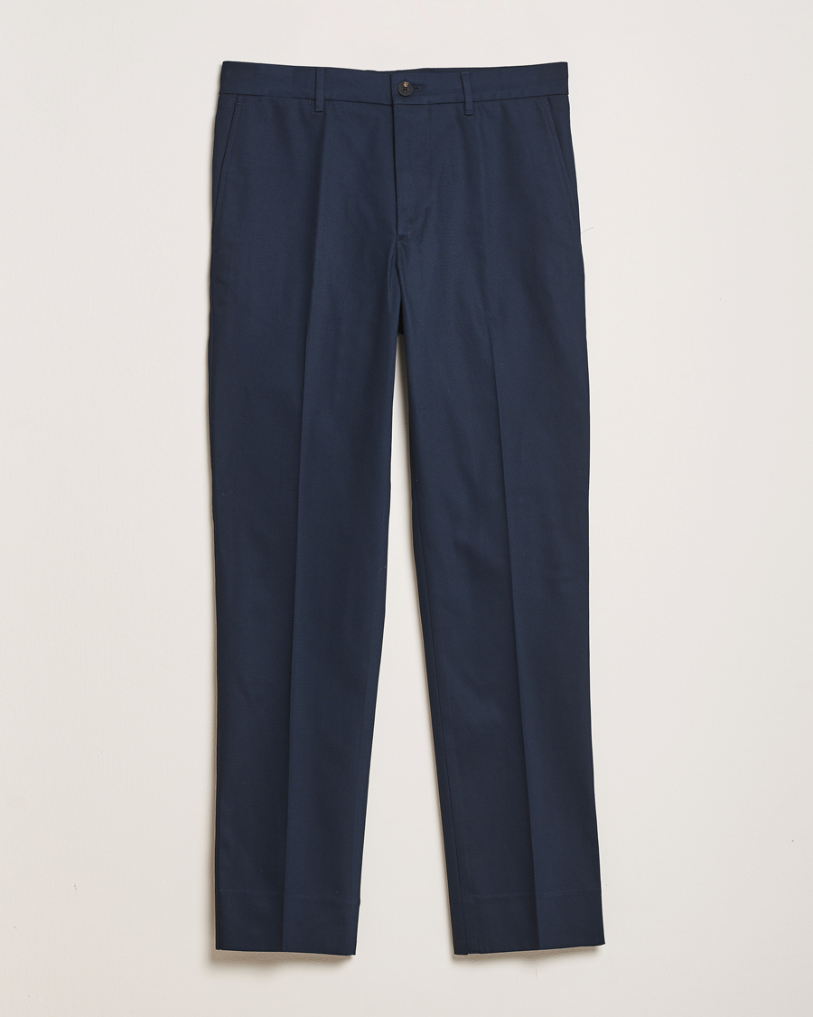 Herre | Bukser | J.Lindeberg | Lois Cotton Twill Pants Navy