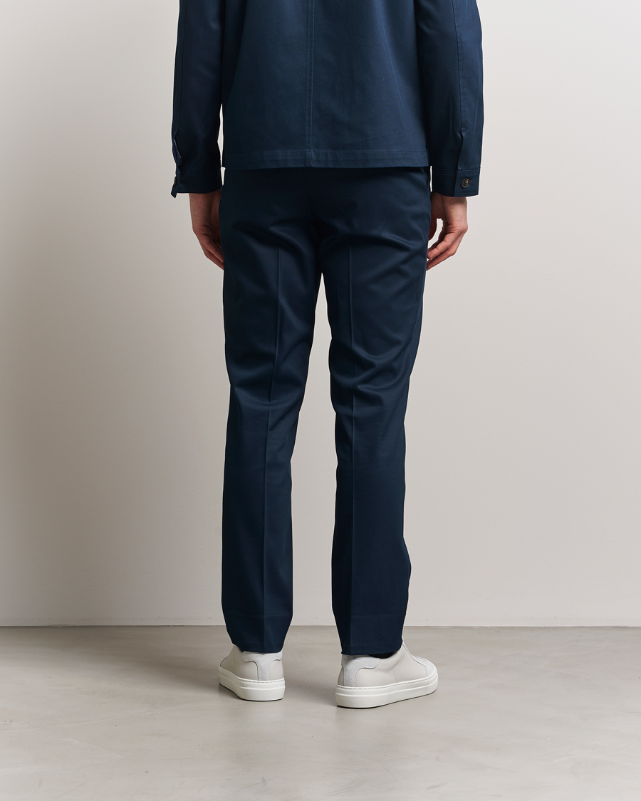 Herre | Bukser | J.Lindeberg | Lois Cotton Twill Pants Navy