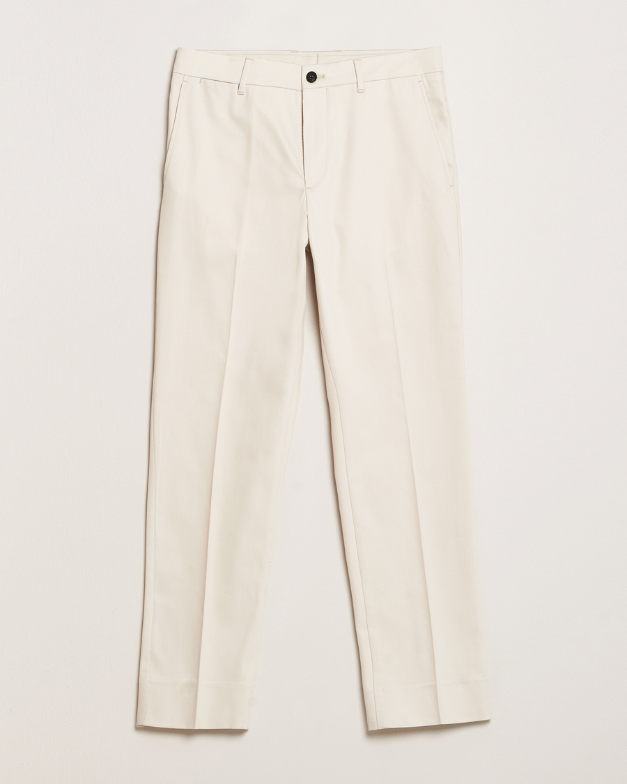 Herre | Bukser | J.Lindeberg | Lois Cotton Twill Pants Moonbeam