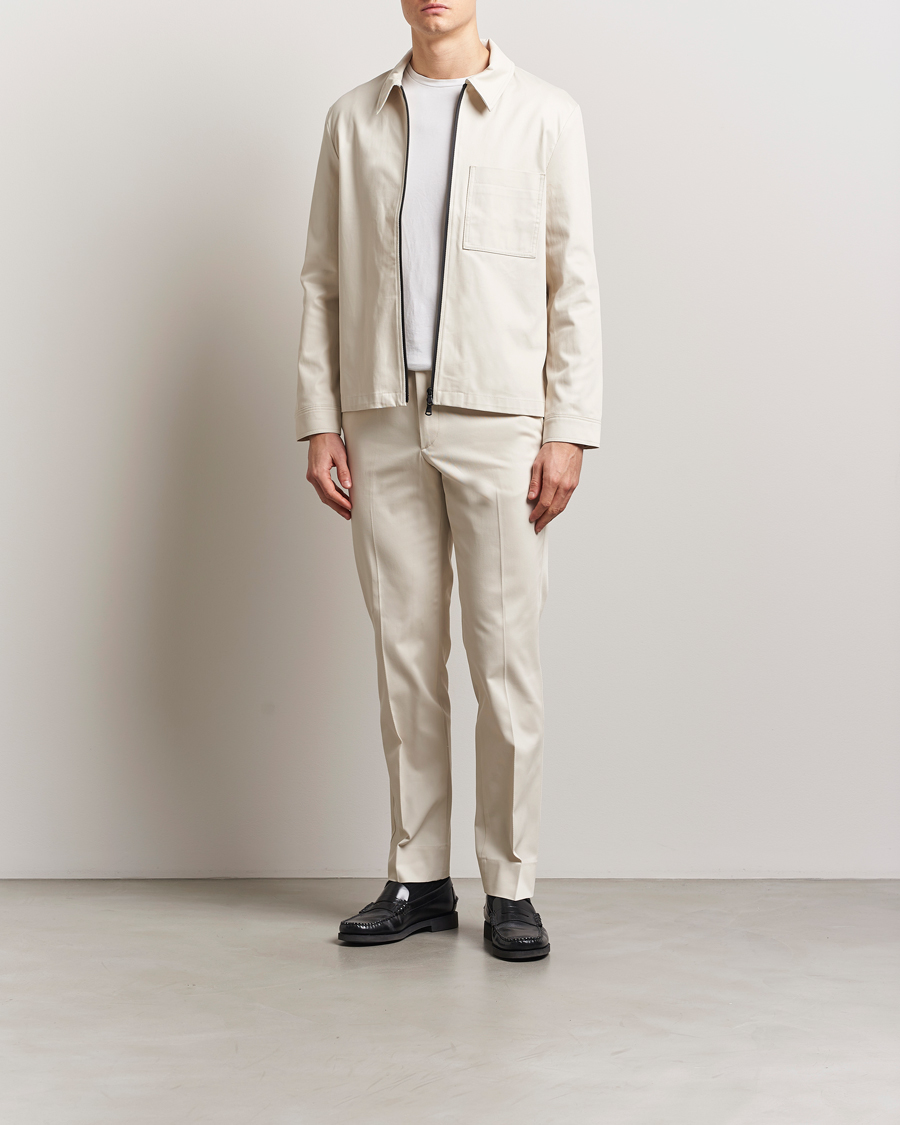Herre | Bukser | J.Lindeberg | Lois Cotton Twill Pants Moonbeam