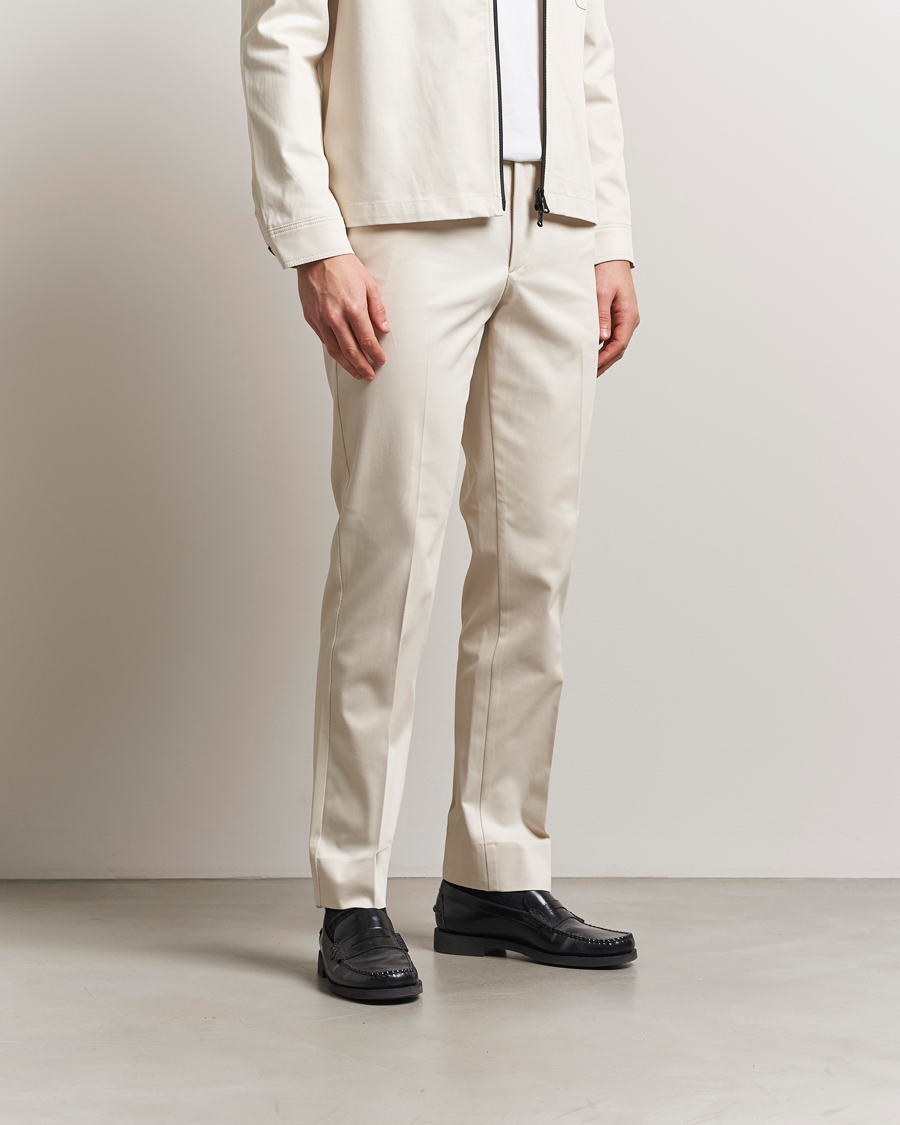 Herre | Bukser | J.Lindeberg | Lois Cotton Twill Pants Moonbeam