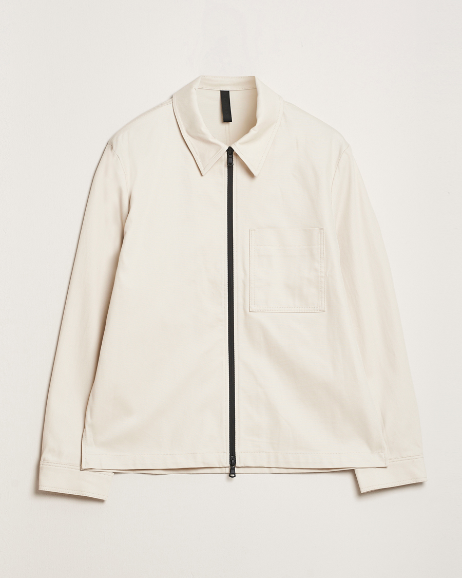 Herre | Skjorter | J.Lindeberg | Julius Cotton Twill Overshirt Moonbeam
