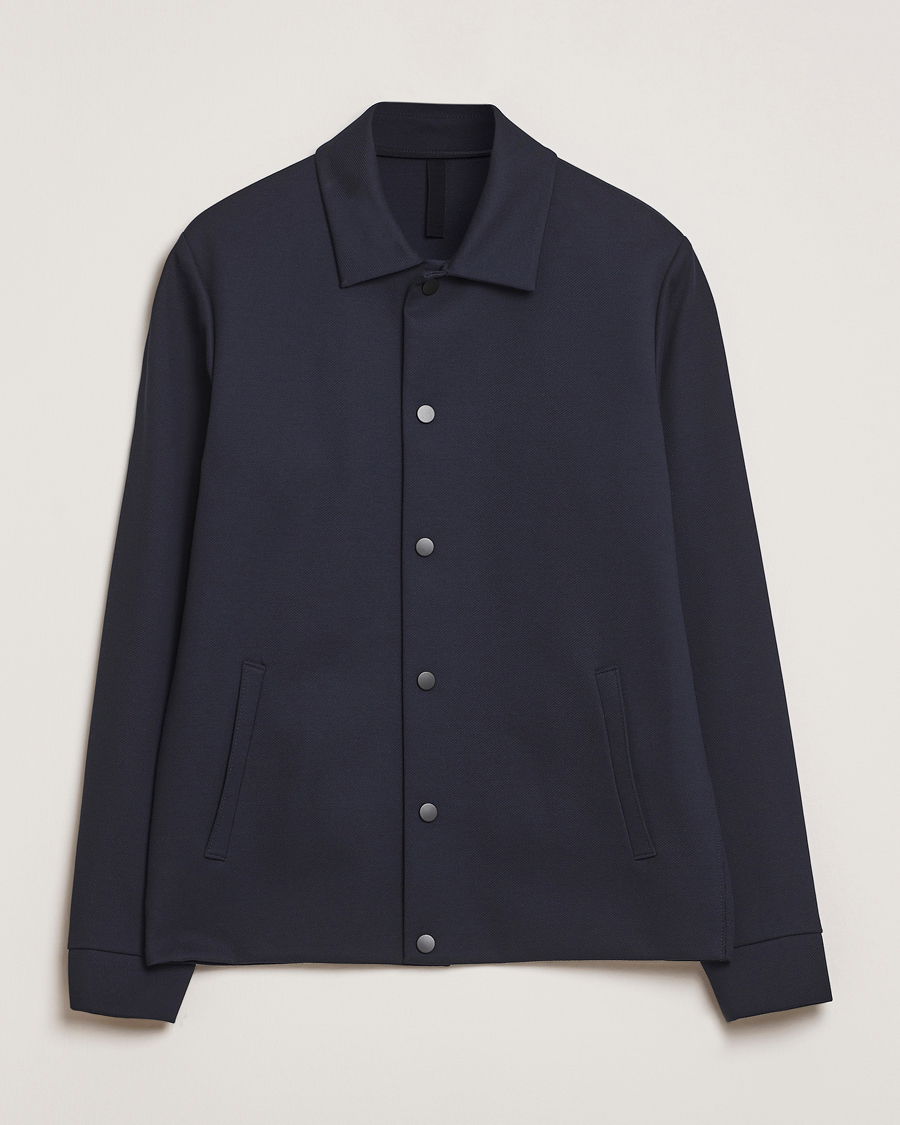 Herre | Jakker | Harris Wharf London | Loro Piana Cavalry Twill Coach Jacket Navy Blue