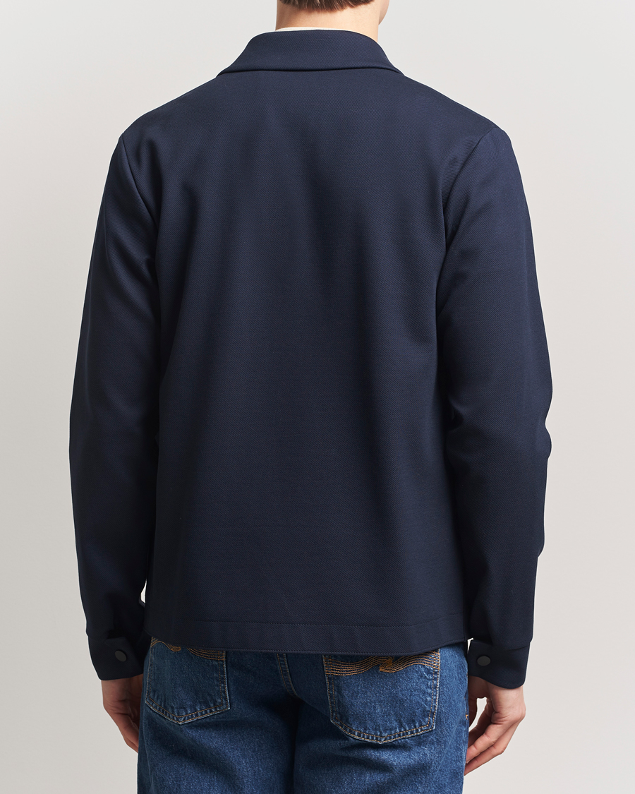Herre | Jakker | Harris Wharf London | Loro Piana Cavalry Twill Coach Jacket Navy Blue