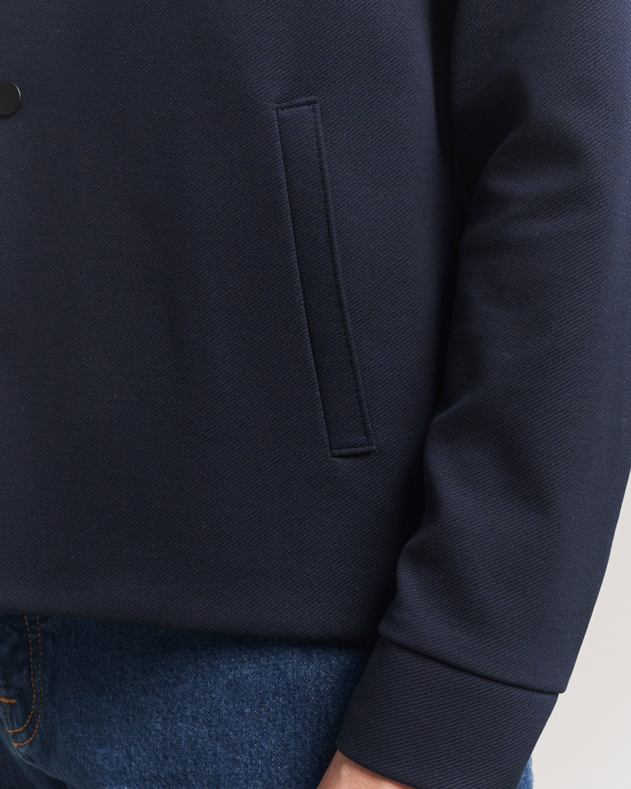 Herre | Jakker | Harris Wharf London | Loro Piana Cavalry Twill Coach Jacket Navy Blue