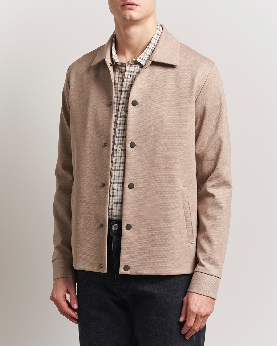 Herre | Jakker | Harris Wharf London | Loro Piana Cavalry Twill Coach Jacket Oat