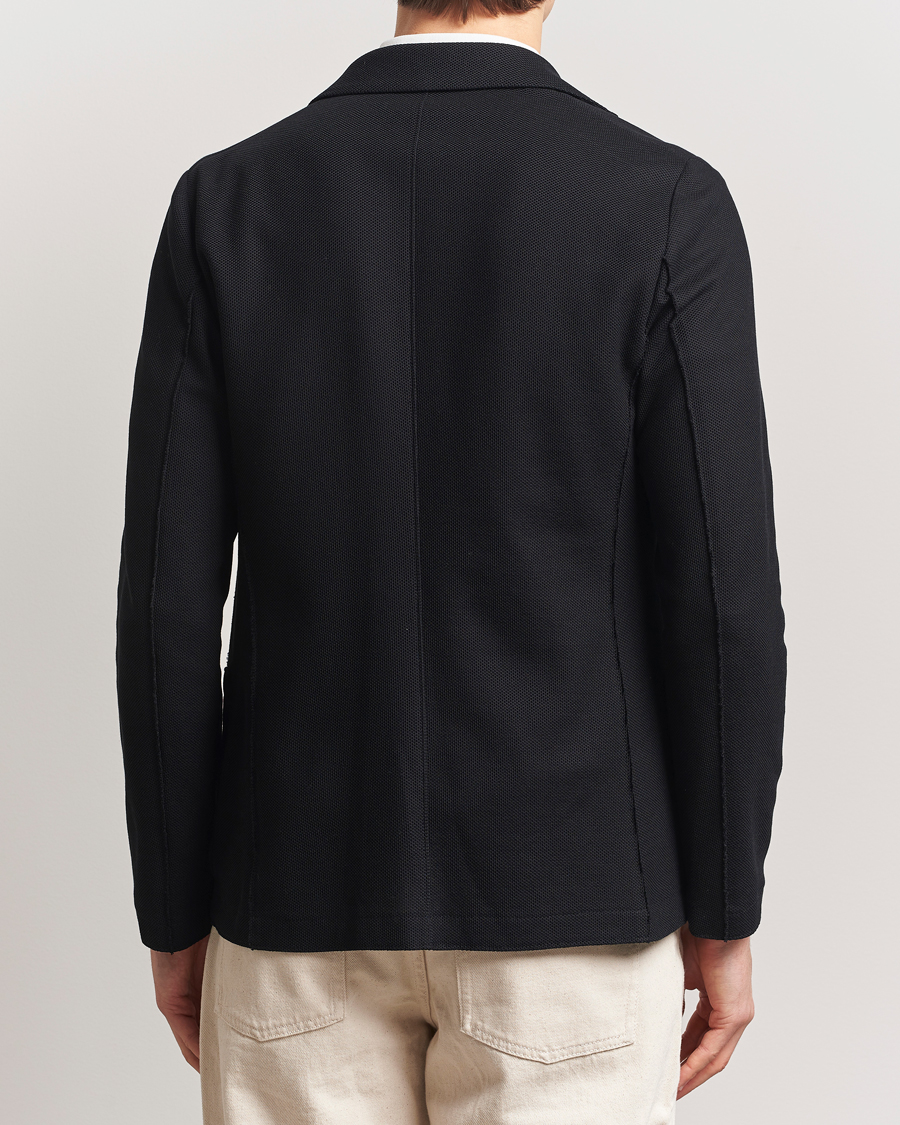 Herre | Dressjakker | Harris Wharf London | Loro Piana Honey Comb Blazer Black