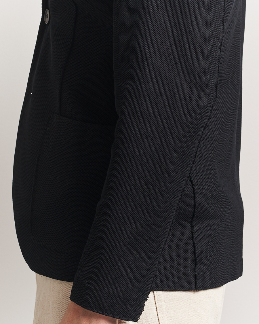 Herre | Dressjakker | Harris Wharf London | Loro Piana Honey Comb Blazer Black