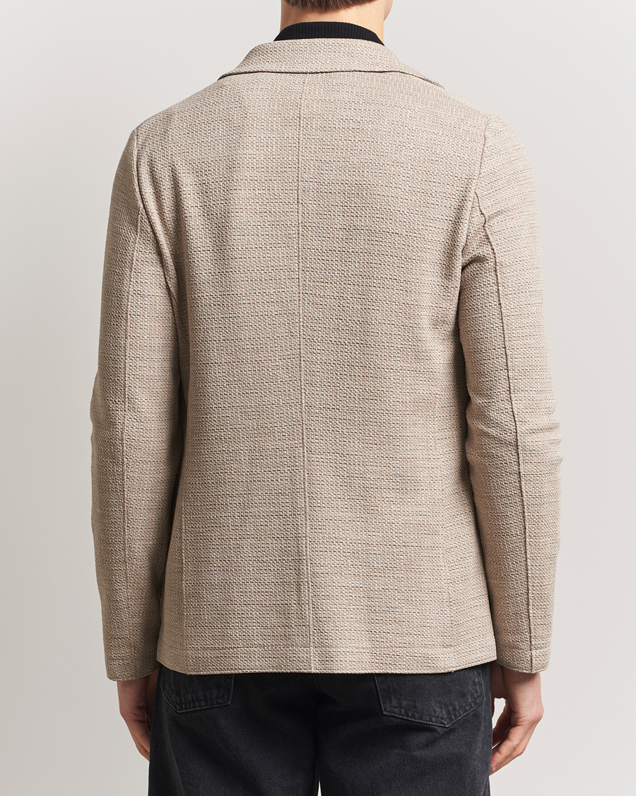 Herre | Dressjakker | Harris Wharf London | Loro Piana Hopsack Wool/Silk/Linen Blazer Oat