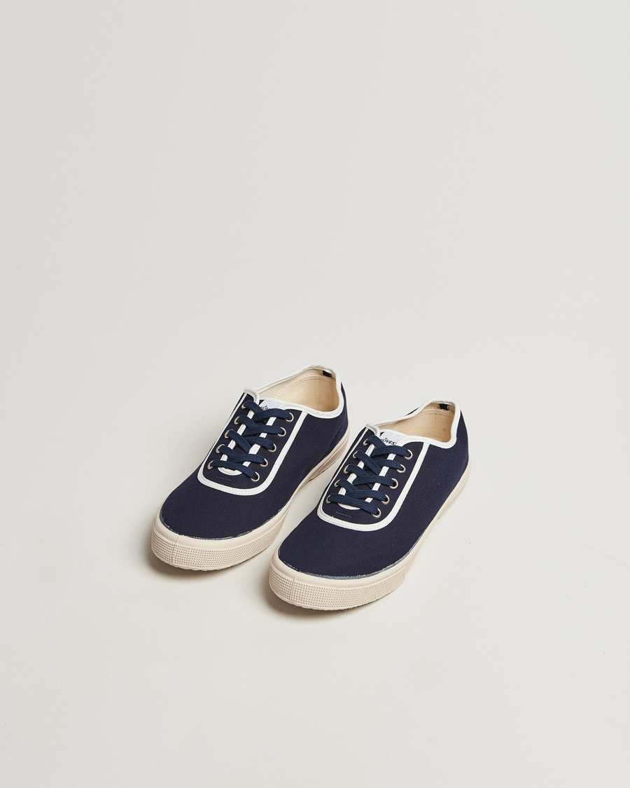 Herre | Sneakers | Novesta | Cotton Deck Shoe Navy