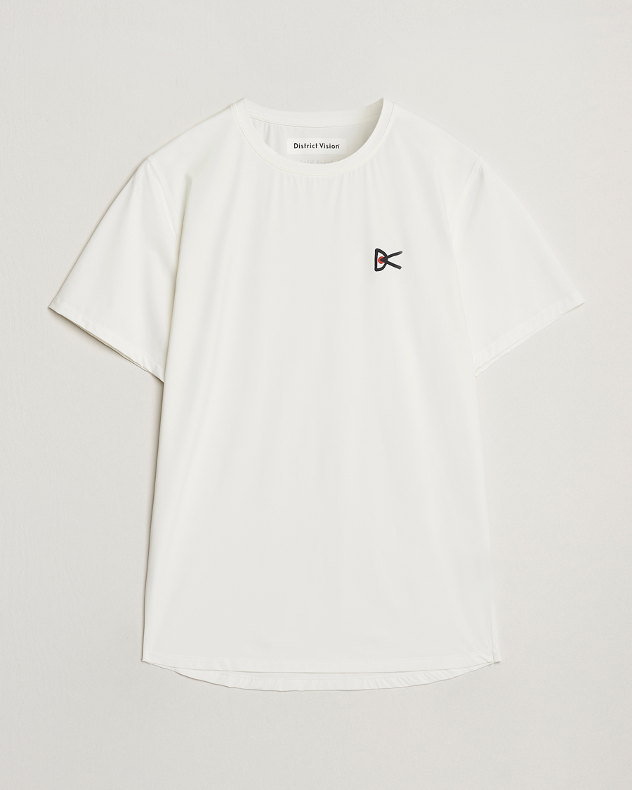 Herre | T-Shirts | District Vision | Lightweight Short Sleeve T-Shirt Lunar White