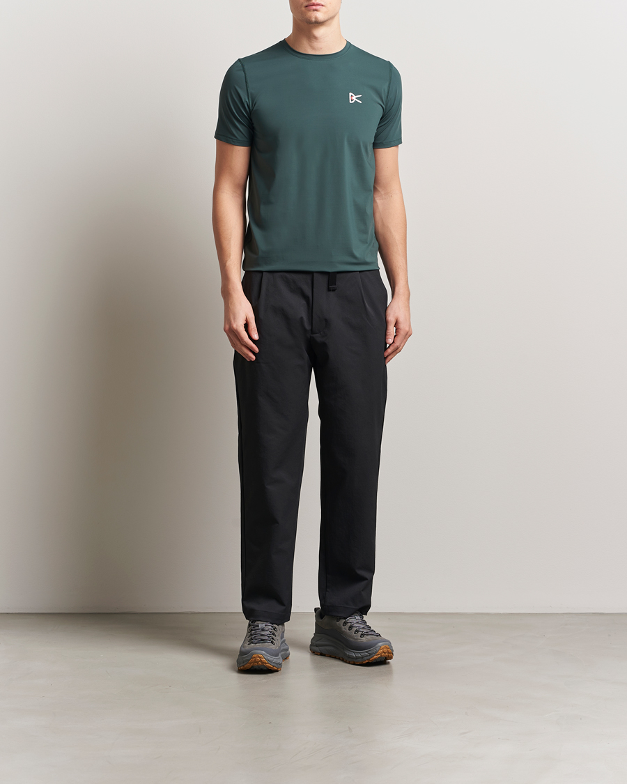 Herre | T-Shirts | District Vision | Lightweight Short Sleeve T-Shirt Spruce