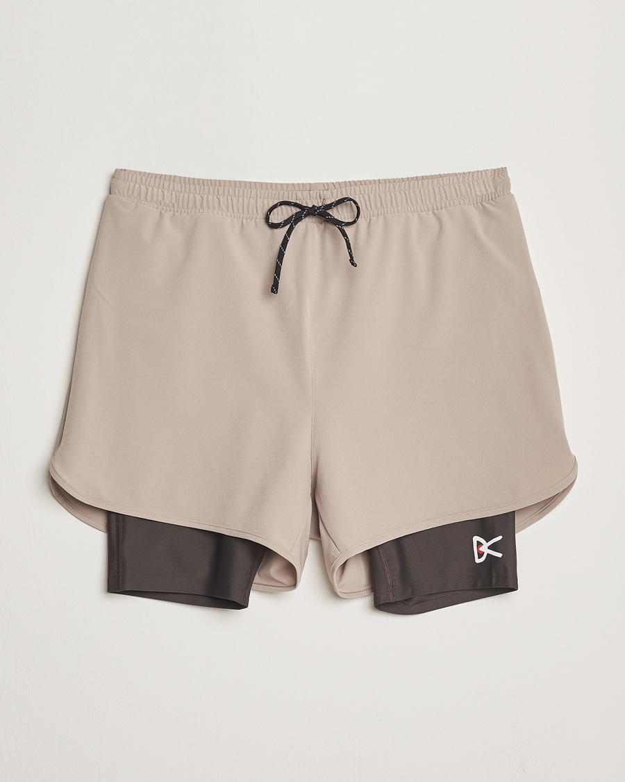 Herre | Shorts | District Vision | Layered Pocket Trail Shorts Khaki