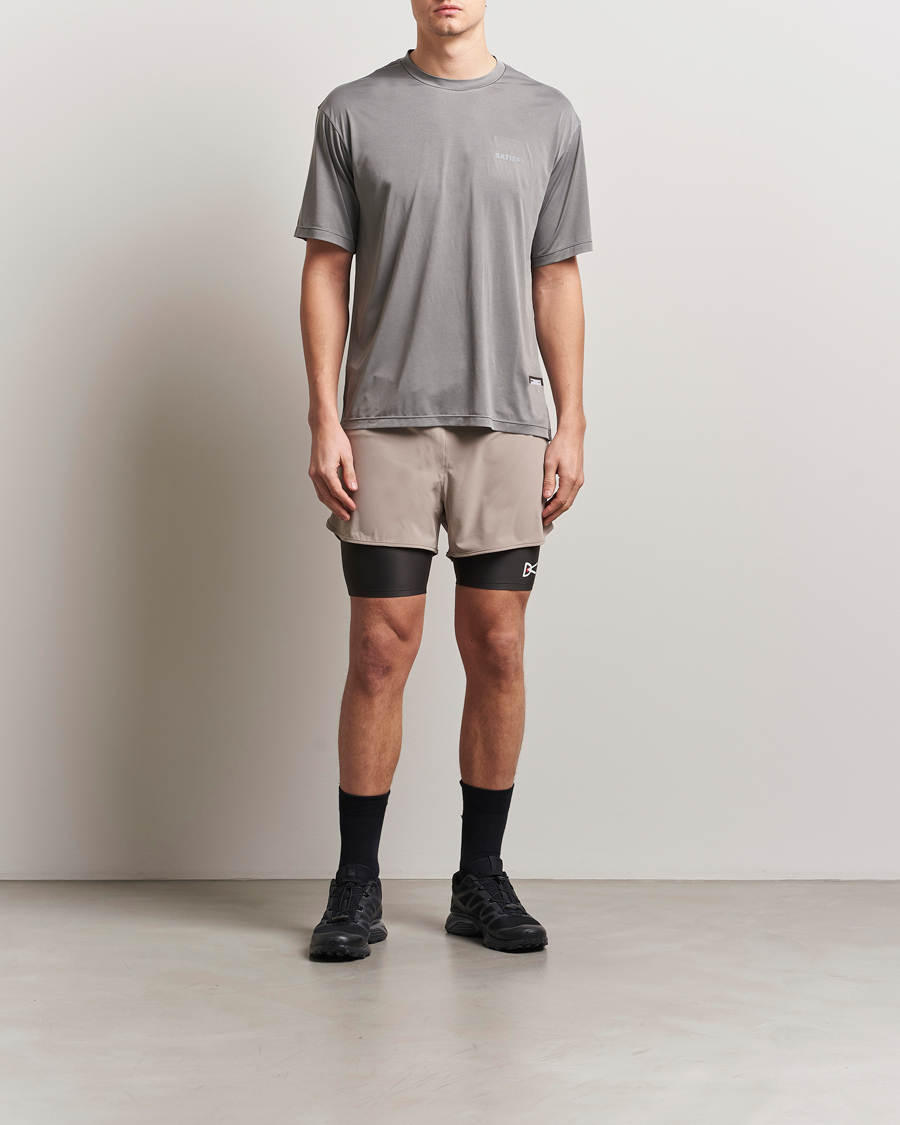 Herre | Shorts | District Vision | Layered Pocket Trail Shorts Khaki