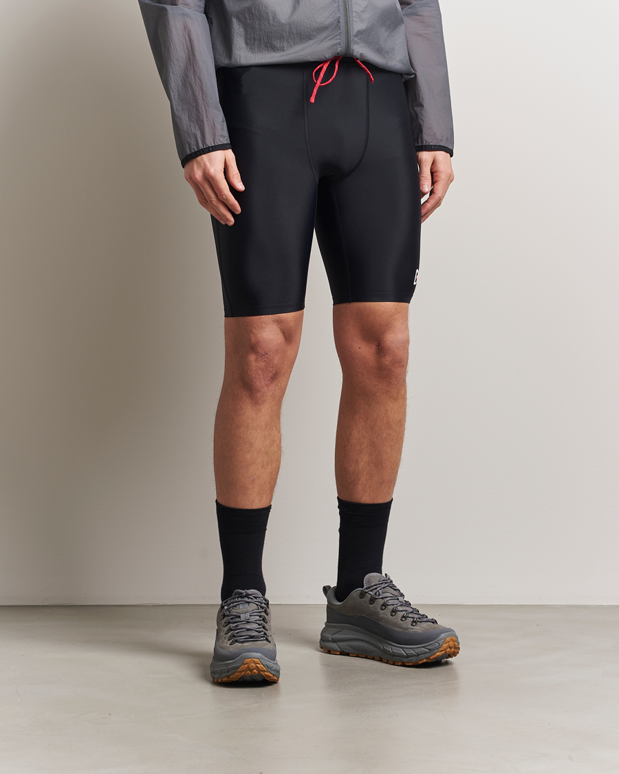 Herre | Shorts | District Vision | 9 Inch Recycled Half Tights Black