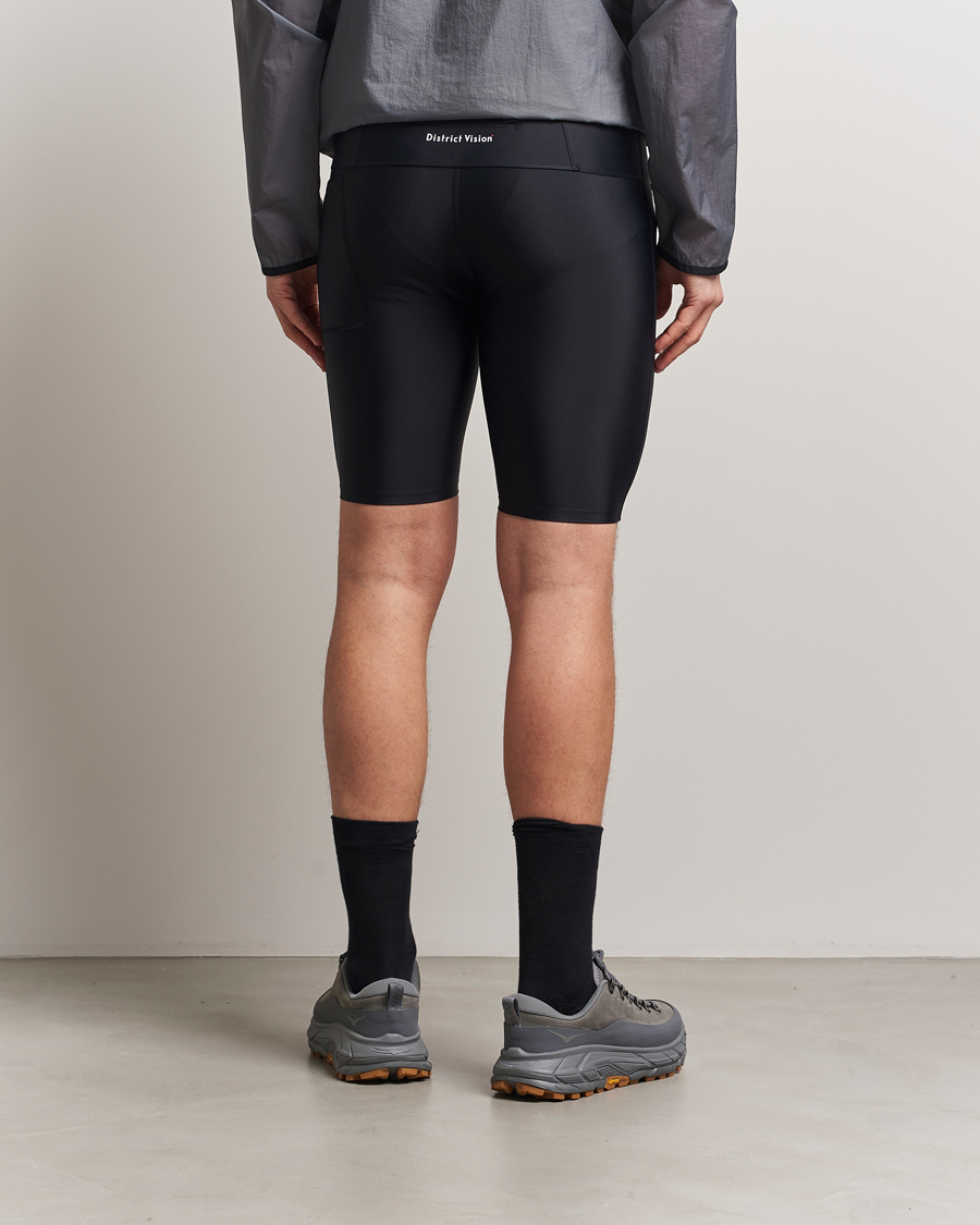 Herre | Shorts | District Vision | 9 Inch Recycled Half Tights Black