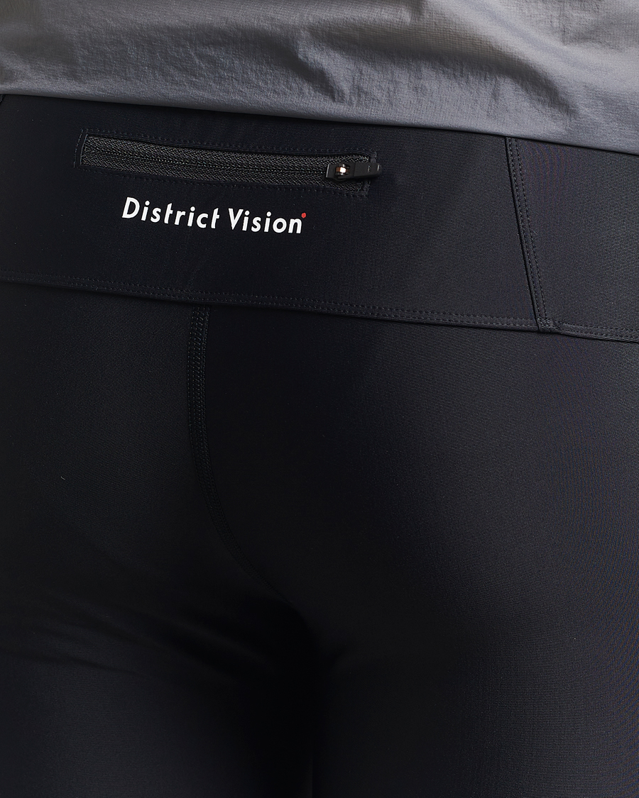 Herre | Shorts | District Vision | 9 Inch Recycled Half Tights Black