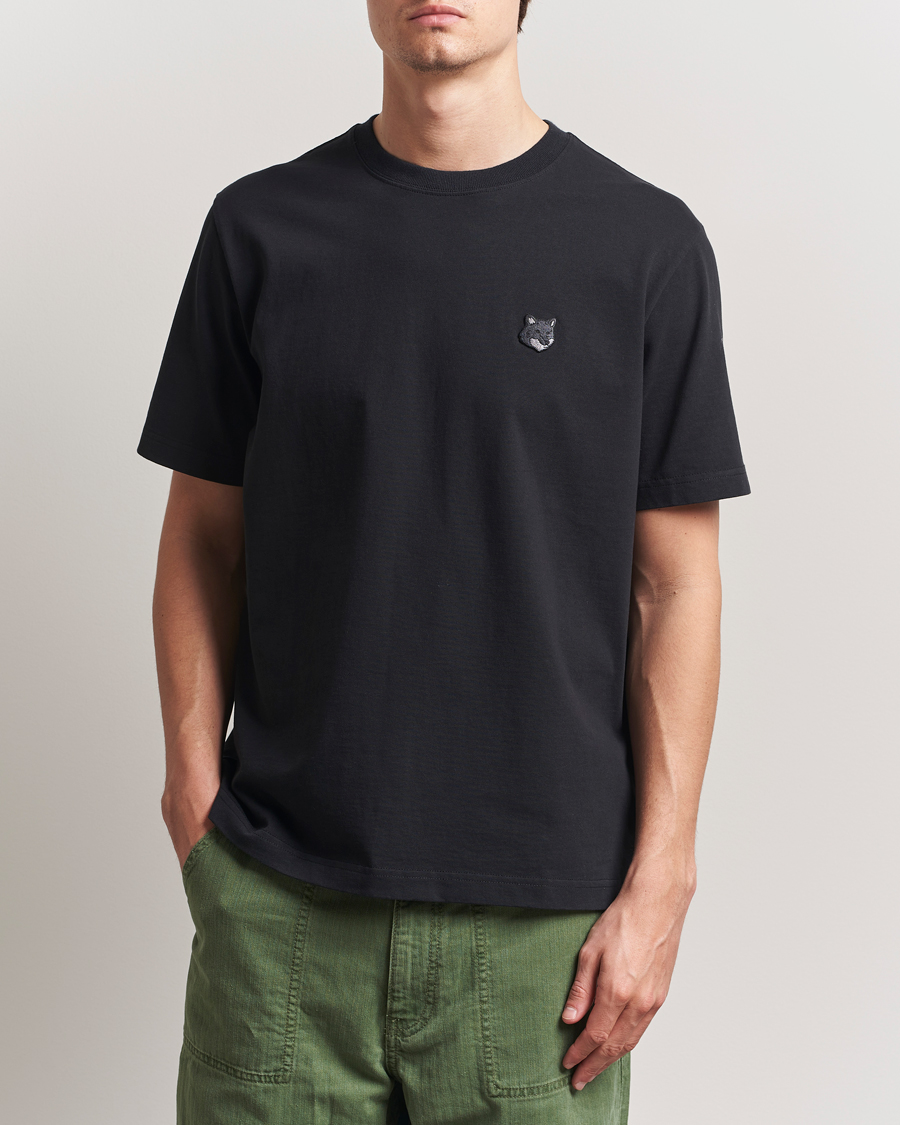 Herre | T-Shirts | Maison Kitsuné | Tonal Fox Head T-Shirt Black