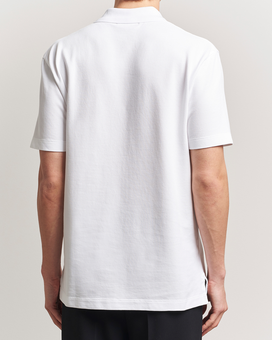 Herre | Pikéer | Maison Kitsuné | Tonal Fox Head Polo White