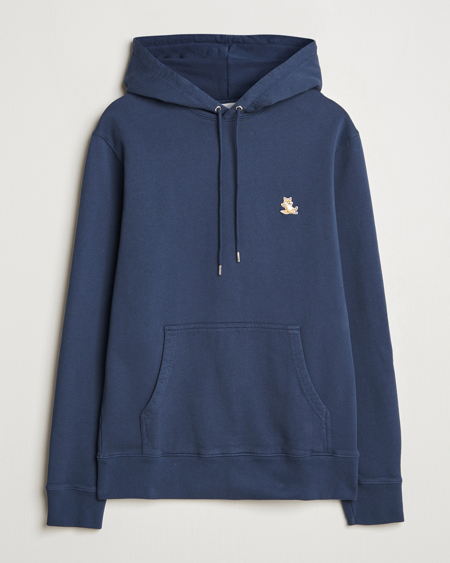 Herre | Gensere | Maison Kitsuné | Chillax Hoodie Ink Blue