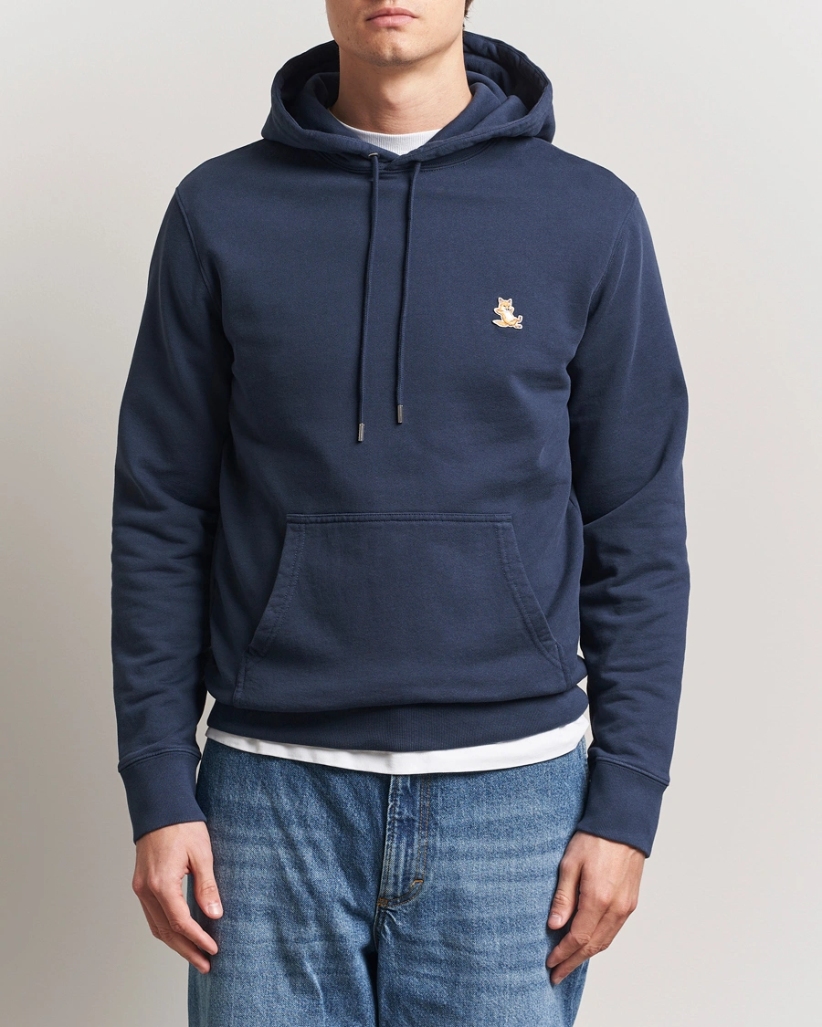 Herre | Gensere | Maison Kitsuné | Chillax Hoodie Ink Blue