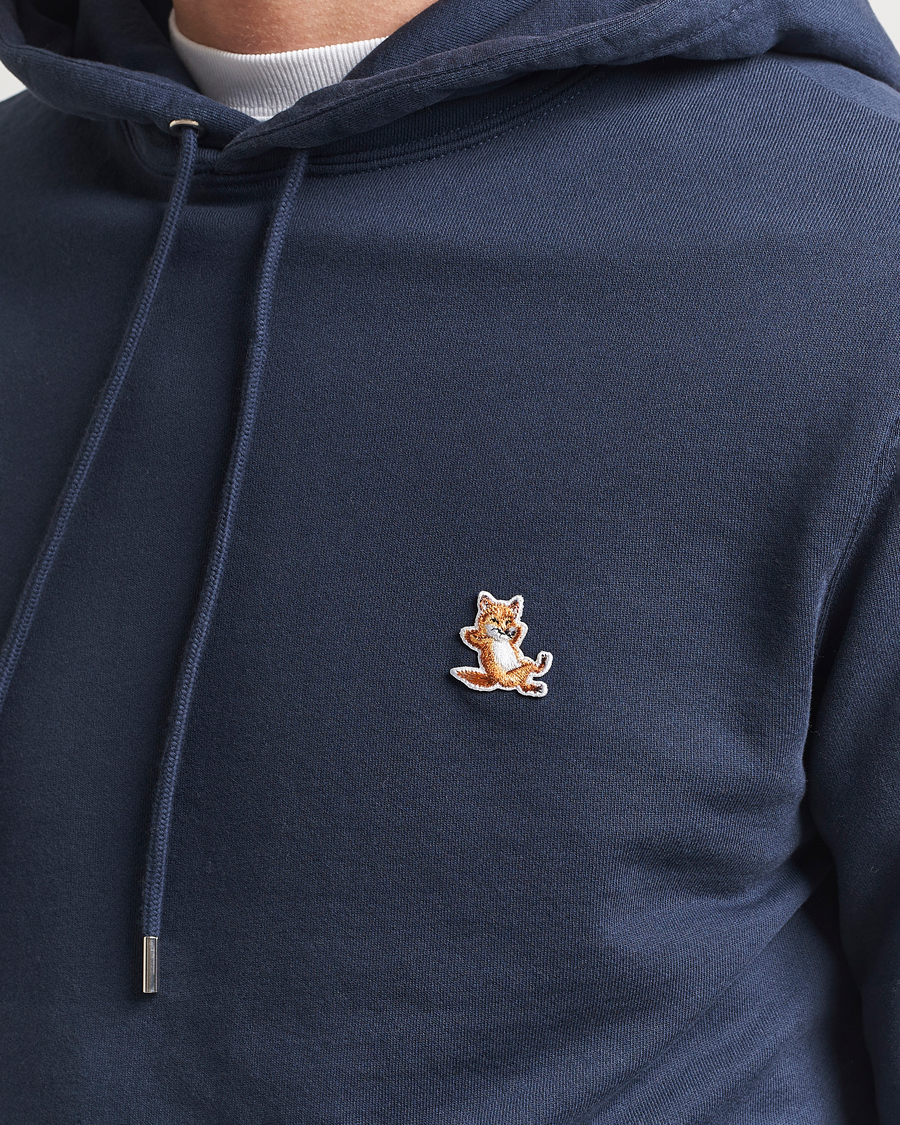 Herre | Gensere | Maison Kitsuné | Chillax Hoodie Ink Blue