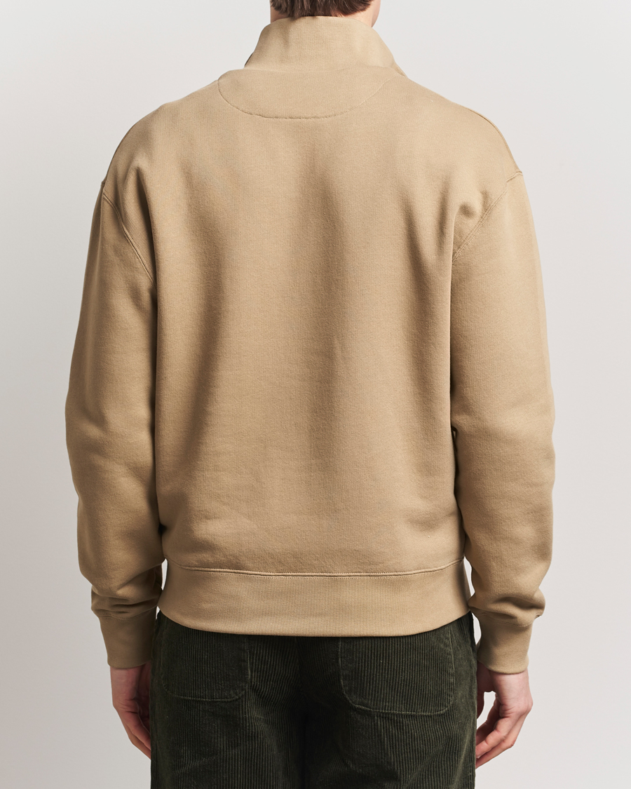 Herre | Gensere | Maison Kitsuné | Tonal Fox Head Half Zip Sweatshirt Cardamon