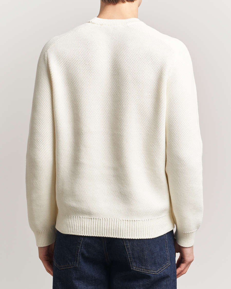 Herre | Gensere | Maison Kitsuné | Varsity Embroidered Sweater Milk