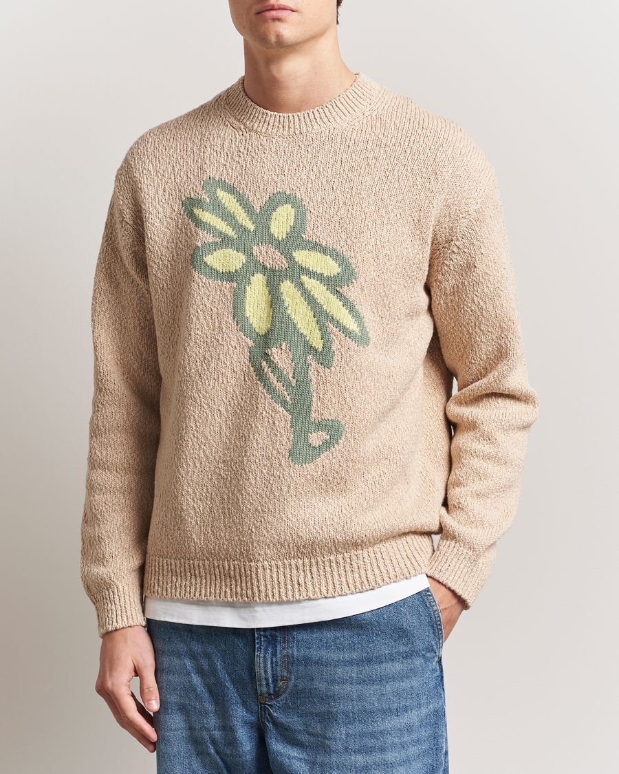 Herre | Gensere | Maison Kitsuné | Abstract Daisy Sweater Dune