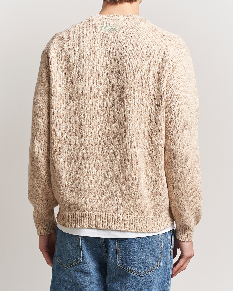 Herre | Gensere | Maison Kitsuné | Abstract Daisy Sweater Dune