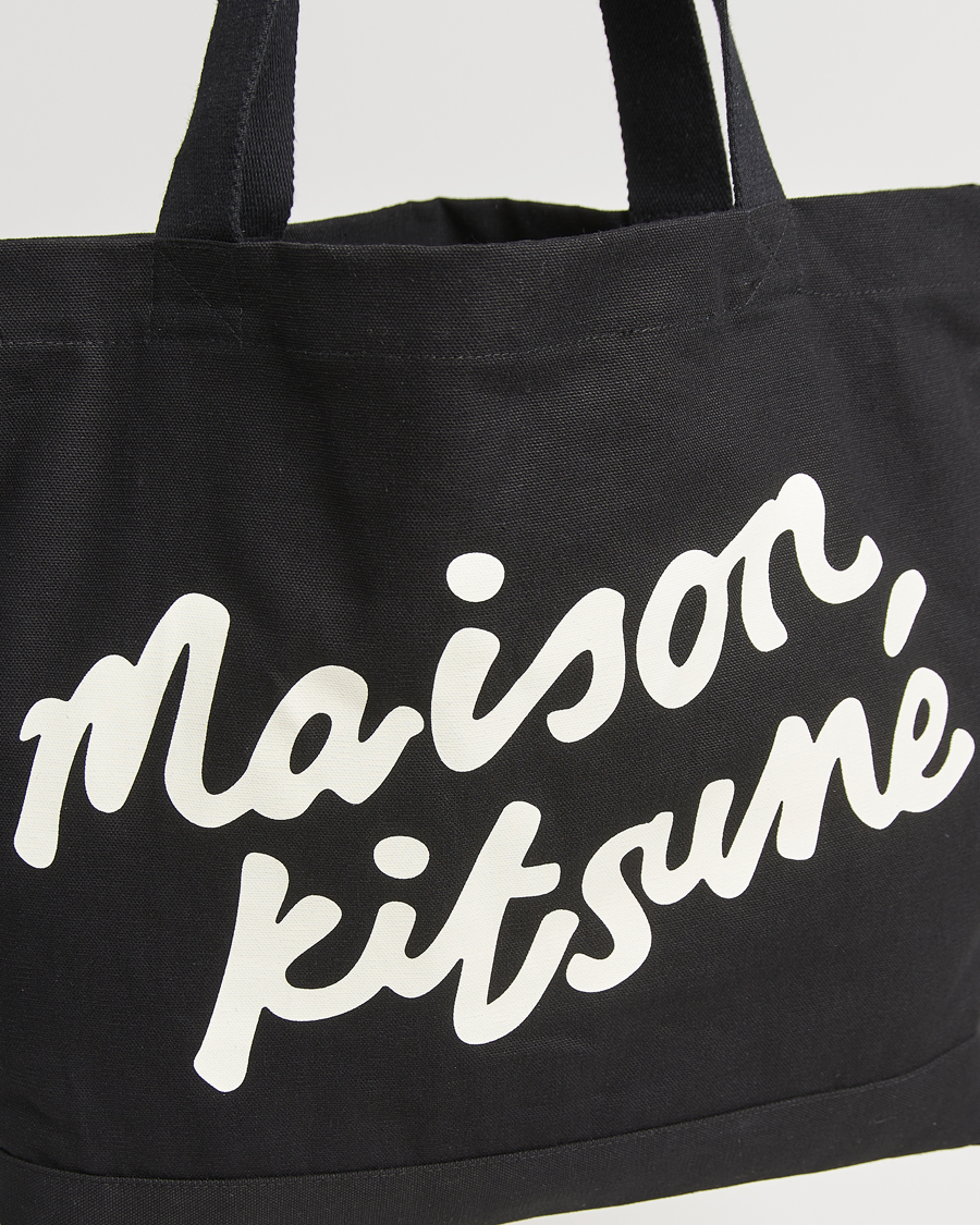 Herre | Vesker | Maison Kitsuné | Handwriting Tote Bag Black