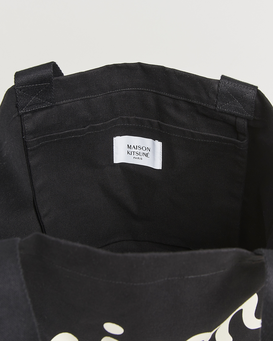 Herre | Vesker | Maison Kitsuné | Handwriting Tote Bag Black