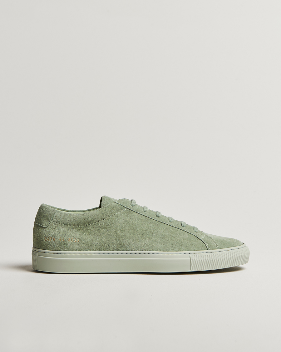Herre | Sneakers | Common Projects | Original Achilles Suede Sneaker Salvia Green