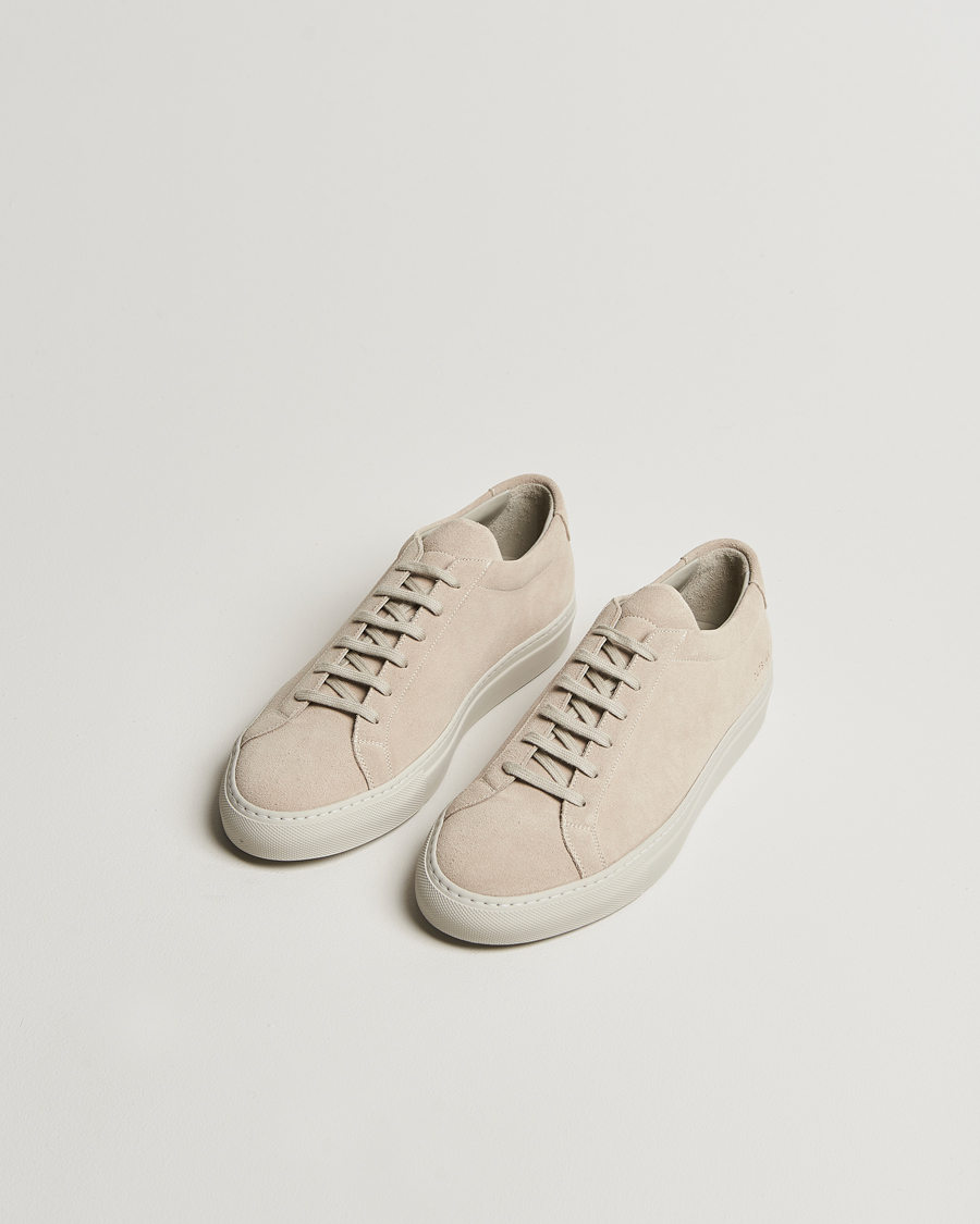 Herre | Sneakers | Common Projects | Original Achilles Suede Sneaker Beige