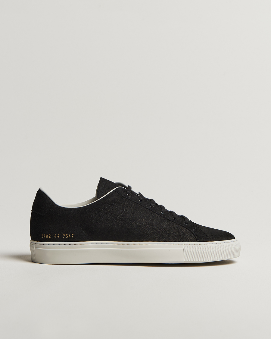 Herre | Sneakers | Common Projects | Retro Suede Sneaker Black