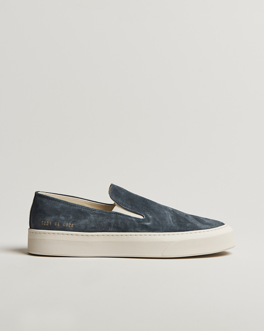 Herre | Sneakers | Common Projects | Suede Slip On Sneaker Navy