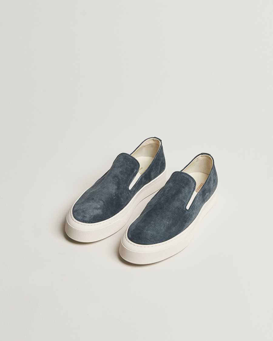 Herre | Sneakers | Common Projects | Suede Slip On Sneaker Navy