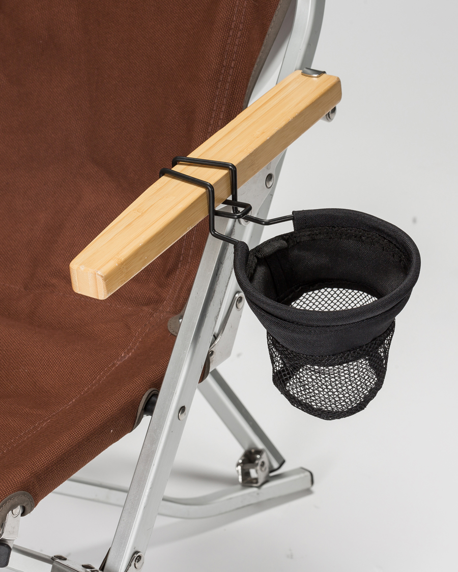 Herre | Outdoor living | Snow Peak | Low Chair Cup Holder Black