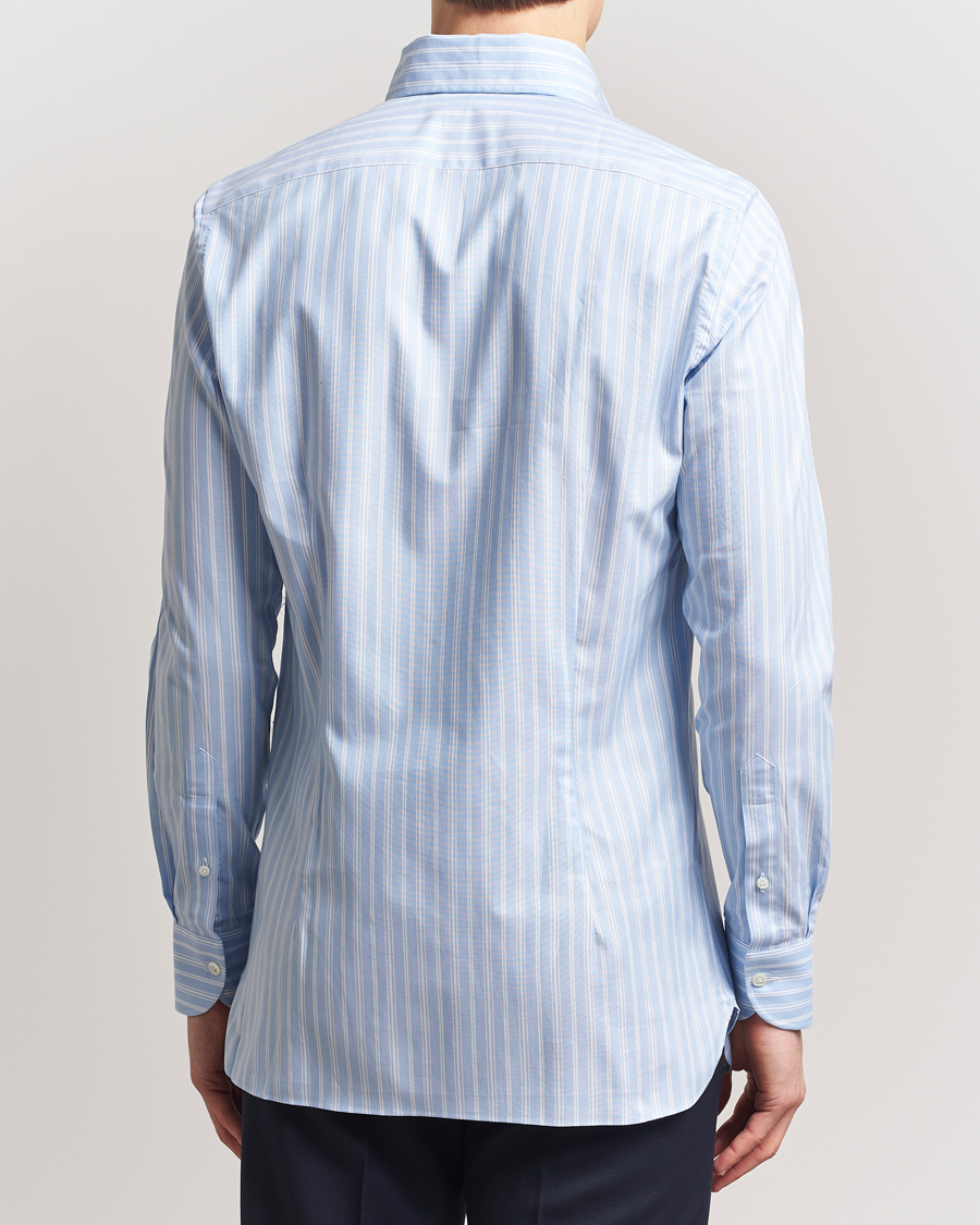 Herre | Skjorter | 100Hands | Striped Button Down Oxford Shirt Blue